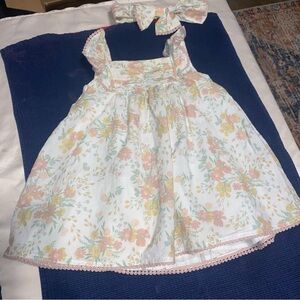 Adorable cotton shimmery floral sundress by cupcake and cashmere